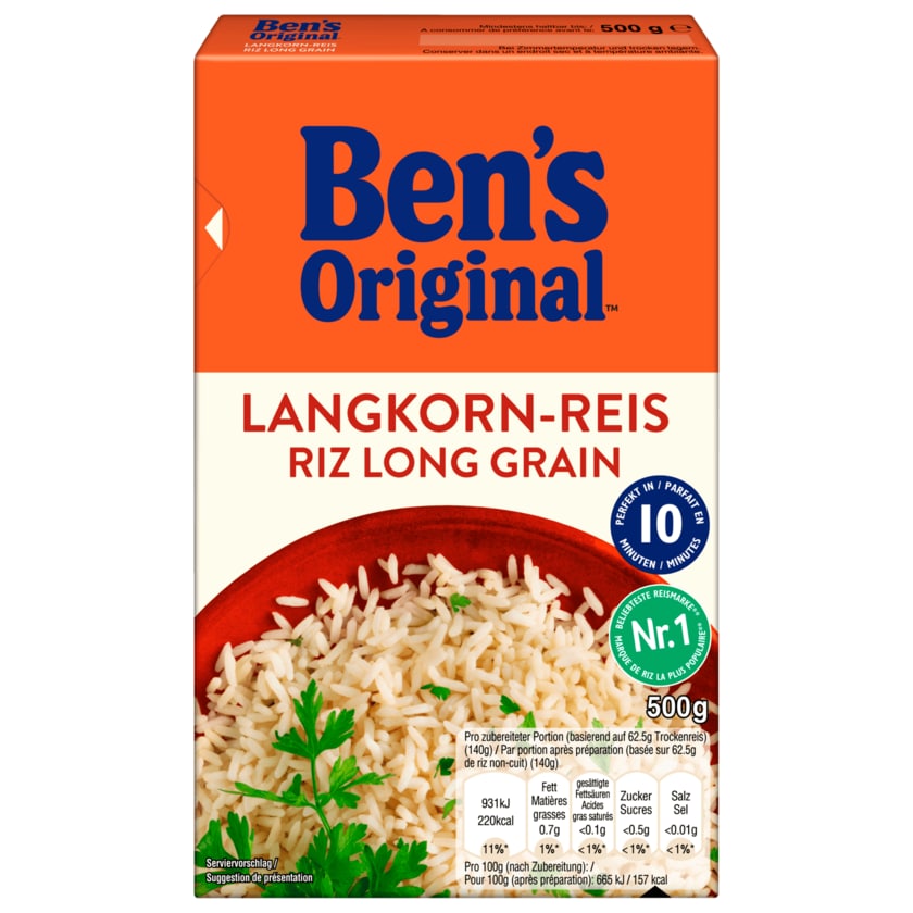 Ben's Original Loser Reis Original-Langkorn-Reis 500g